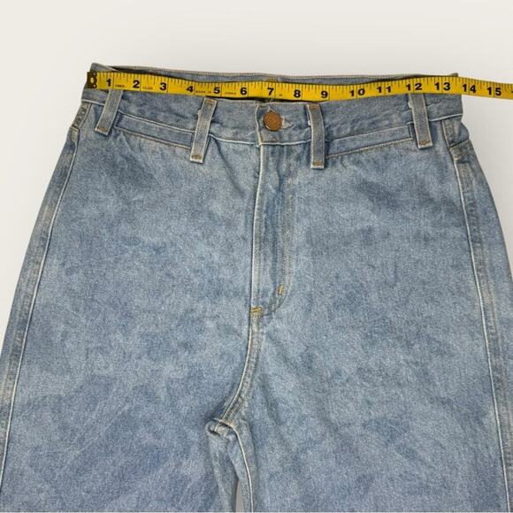 Goldsign | High-Rise Wide-Leg Jeans | Blue Wash | Size 26 - Picture 13 of 16